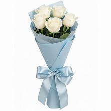Букет 5 Белых роз Проуд #REPLACE_PRED# Нестеровской