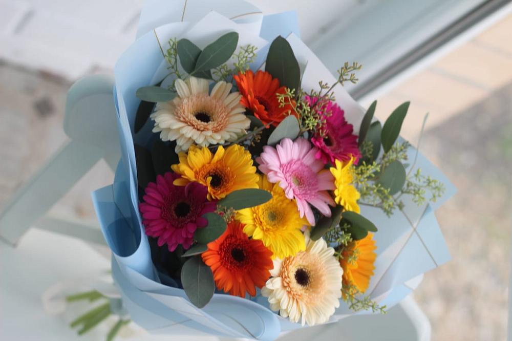 Букет цветов из: Герберы в Нестеровской