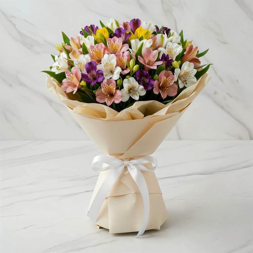 Букет цветов из: Альстромерии в Нестеровской