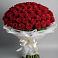 Букет 101 Красная роза Блэк Мэджик в Нестеровской