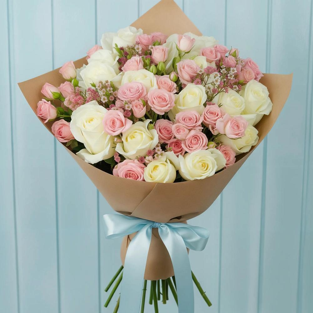 Букет цветов из: Розы в Нестеровской