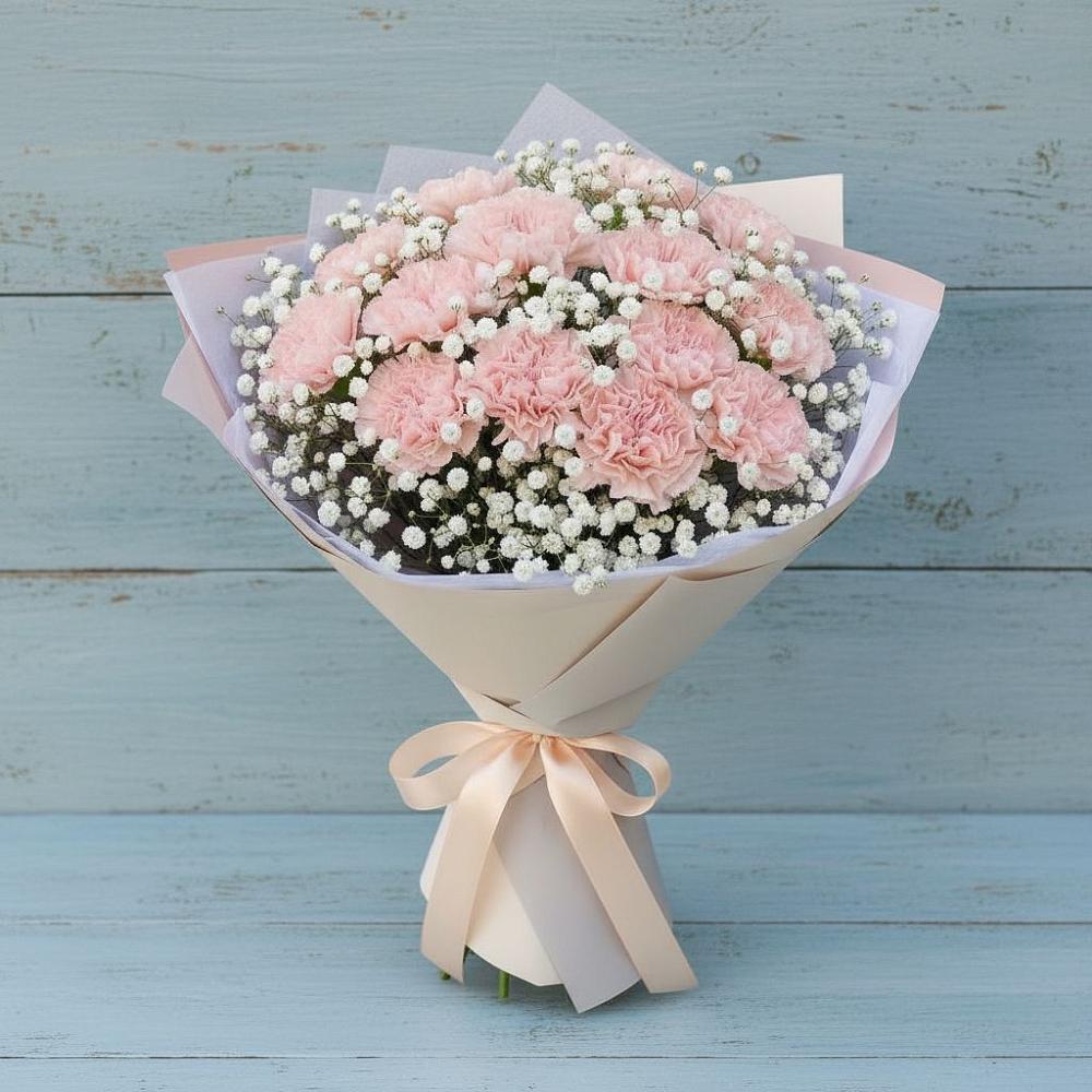 Букет цветов из: Гвоздики в Нестеровской