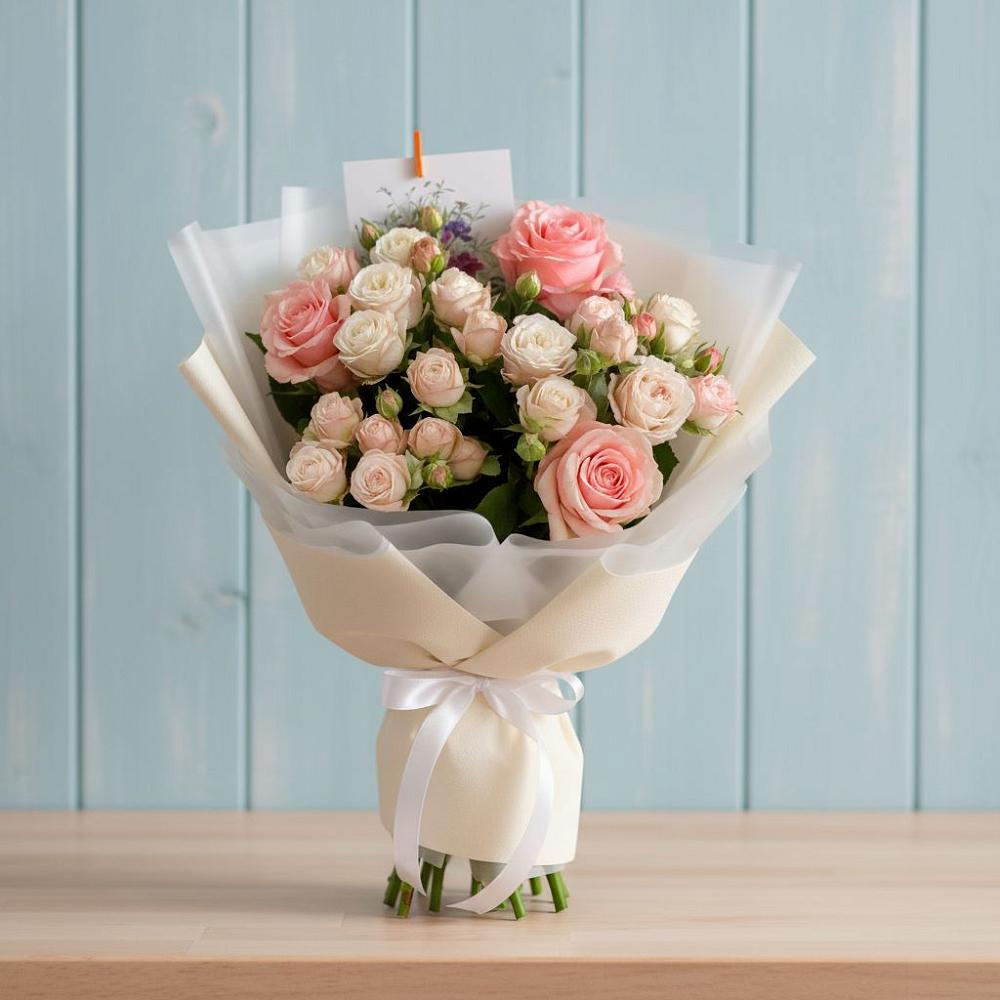 Букет цветов из: Розы в Нестеровской