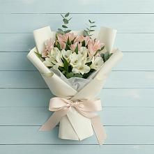 Букет цветов из:  Альстромерии в Нестеровской