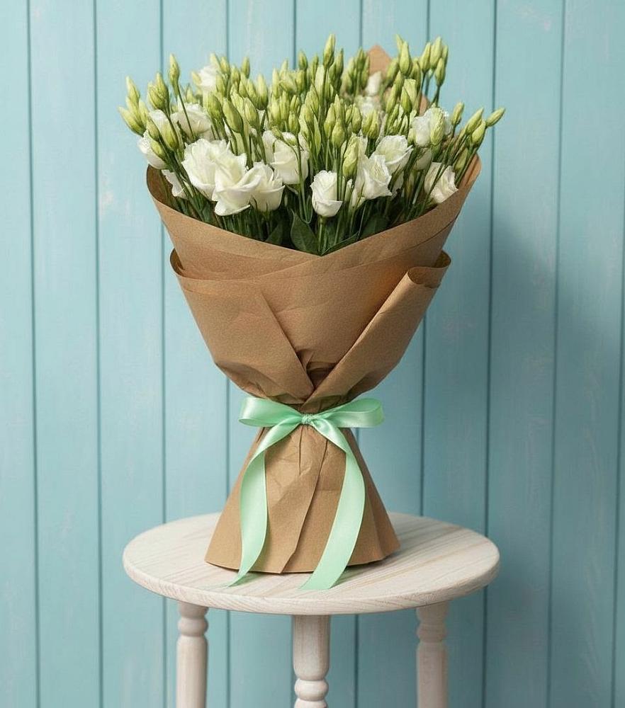 Букет цветов из: Лизиантусы в Нестеровской