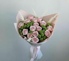 Букет цветов из:  Розы и Хризантемы в Нестеровской