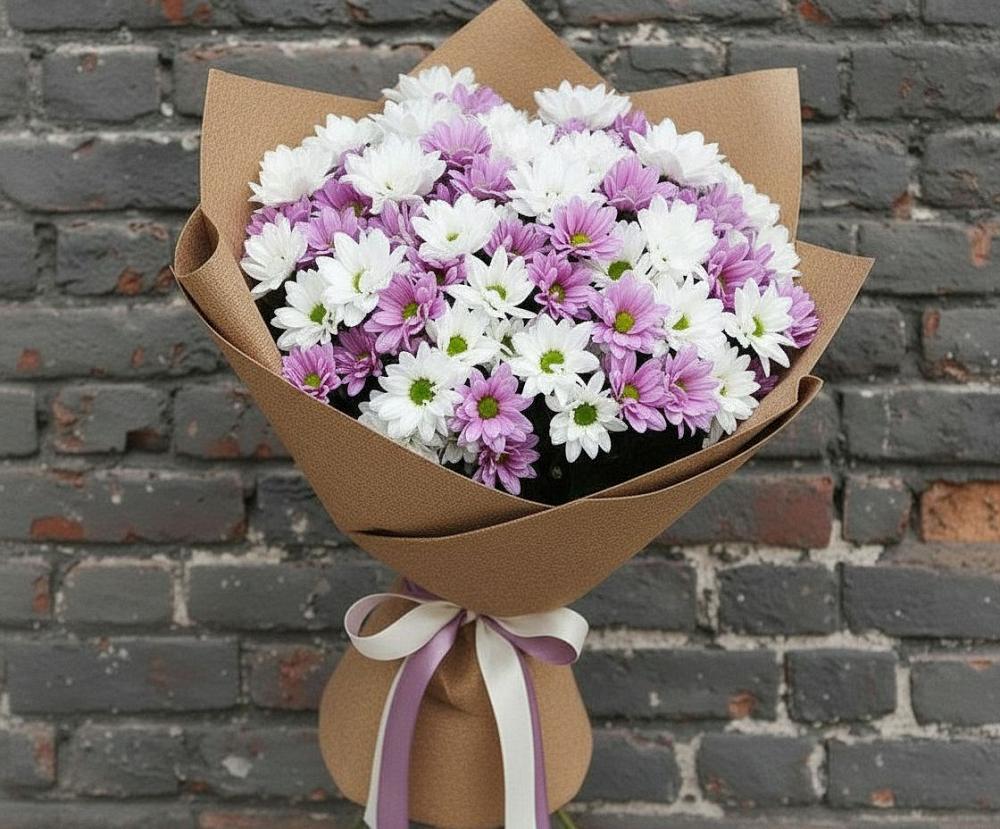 Букет цветов из: Хризантемы в Нестеровской