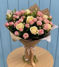 Букет цветов из:  Розы в Нестеровской
