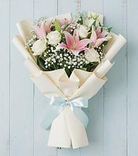 Букет цветов из:  Лилии в Нестеровской