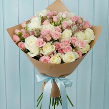 Букет цветов из:  Розы в Нестеровской