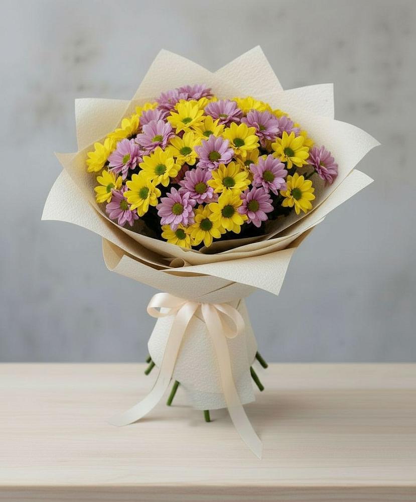 Букет цветов из: Хризантемы в Нестеровской