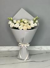 Букет цветов из:  Розы и Лизиантусы в Нестеровской